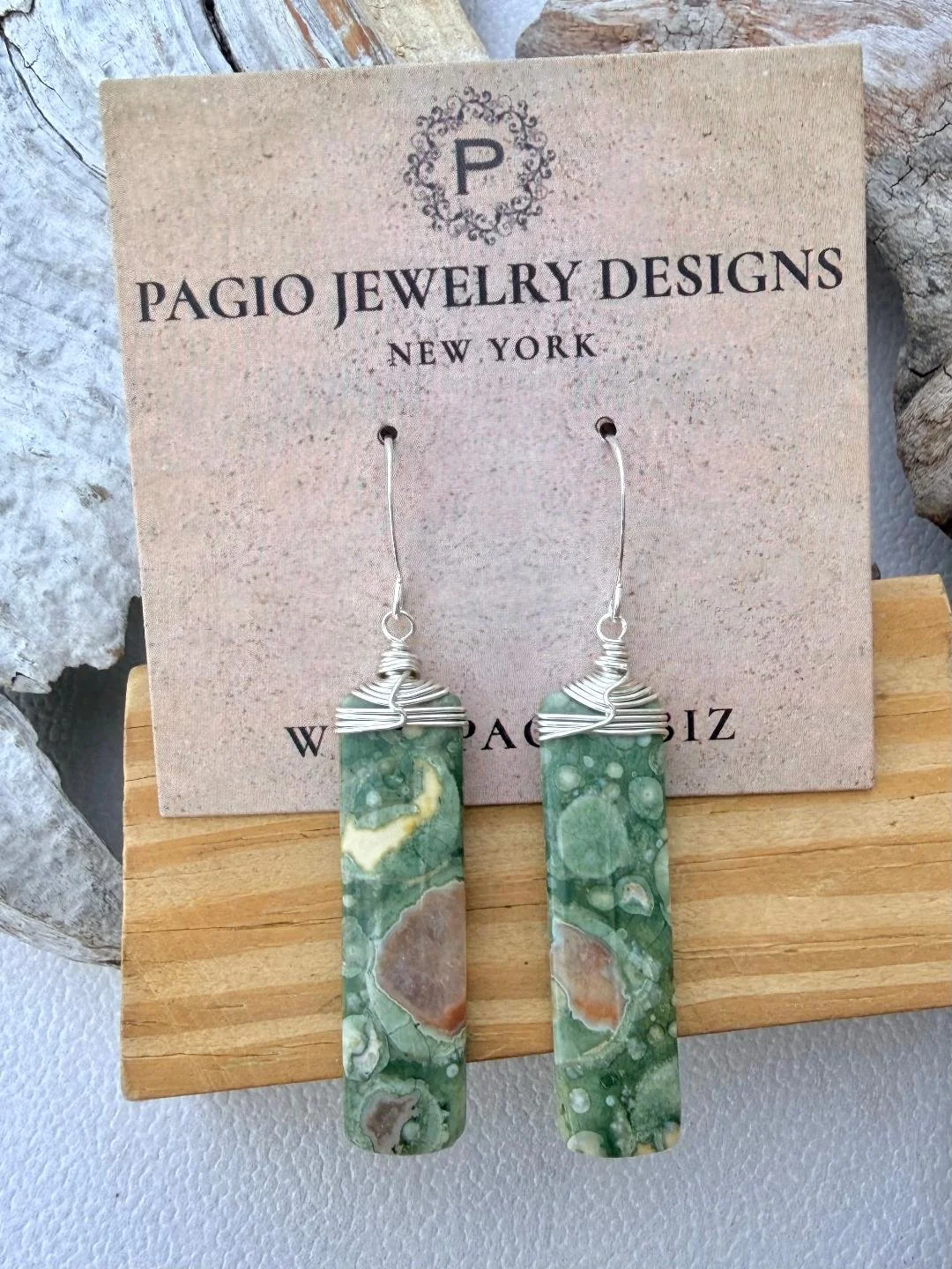 rectangular rainforest rhyolite earrings 2.jpg