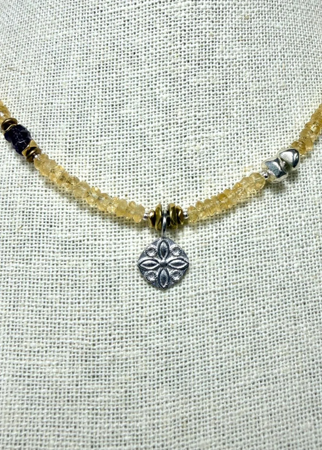 citrine everyday necklace with ss charm 3.jpg