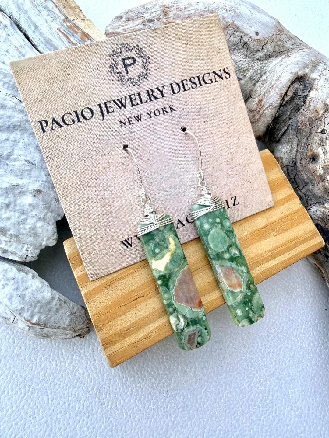 rectangular rainforest rhyolite earrings.jpg