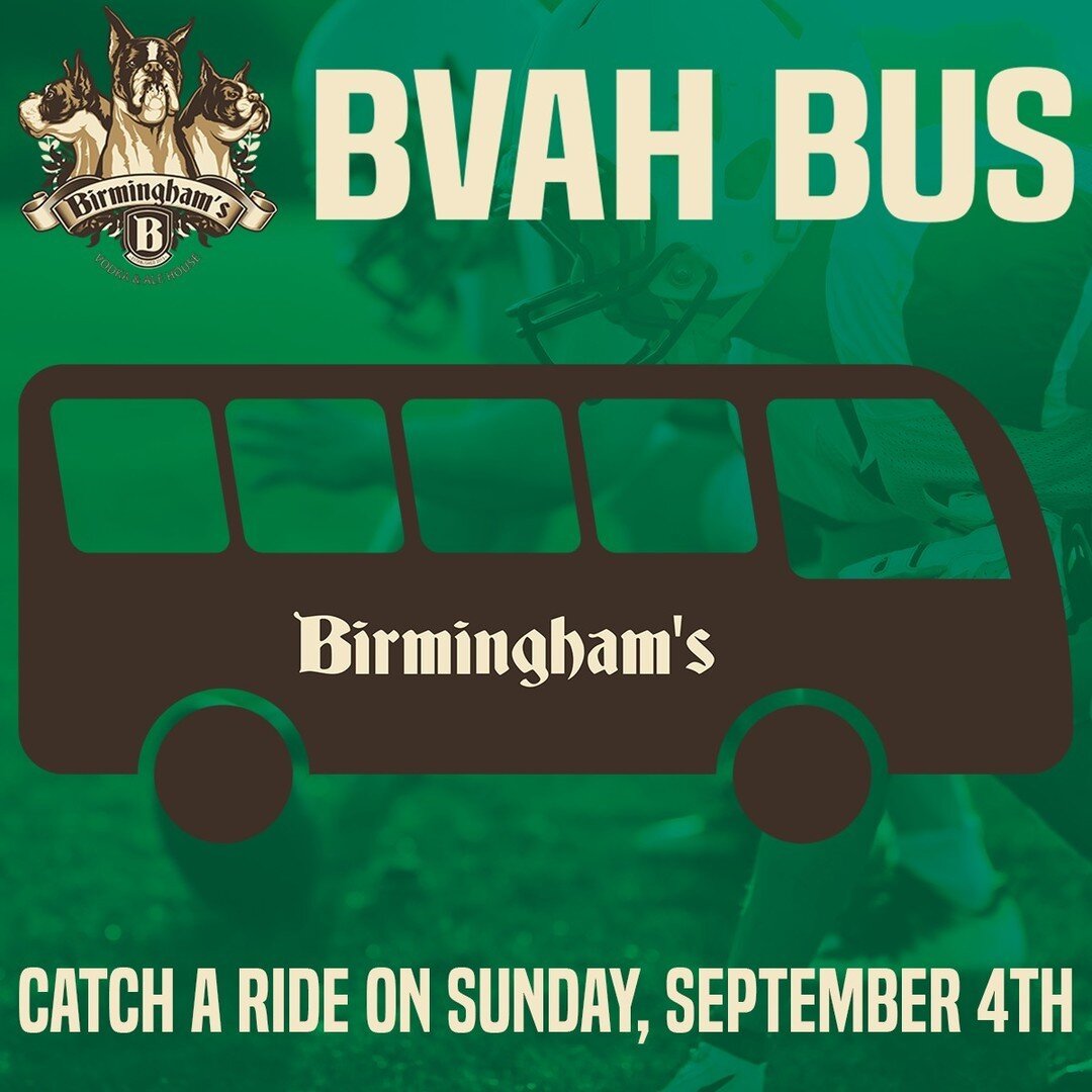 🏈Calling all Football fans!🏈 Looking for a fun way to get to the game?⁠
⁠
For only $10, we will drive you safely From Birmingham's Regina locations to Mosaic Stadium and back! Your ticket includes one seat and a Special Game Day Cocktail to enjoy b