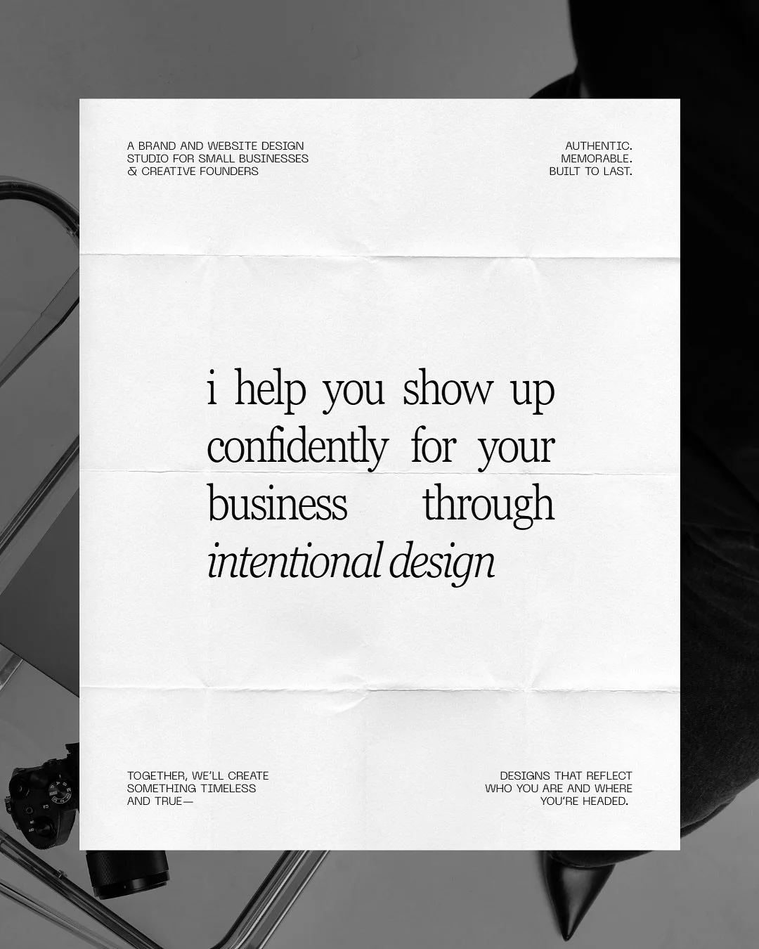 ✨ NEW SERVICES, SAME INTENTIONAL DESIGN ✨

If you&rsquo;re anything like the clients I work with, you&rsquo;re not just looking for a pretty logo or a trendy website. You&rsquo;re here because you know your brand and website need to do more than look