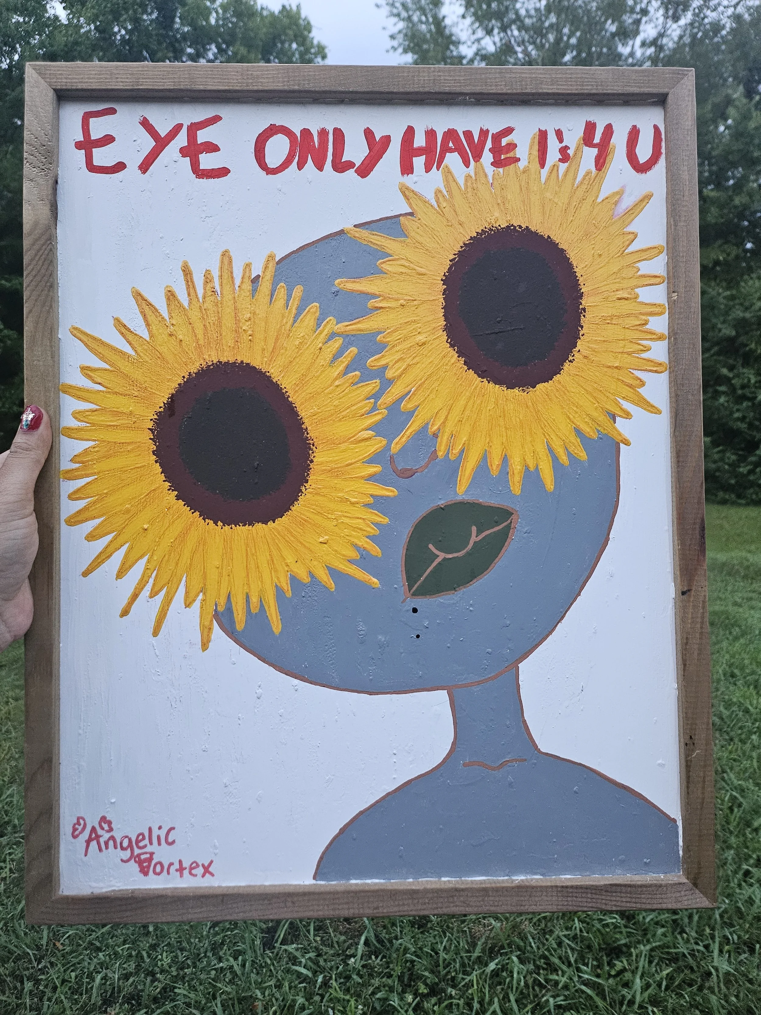 Original Painting | 🌻 Eye Only Have I's 4 U 🌻