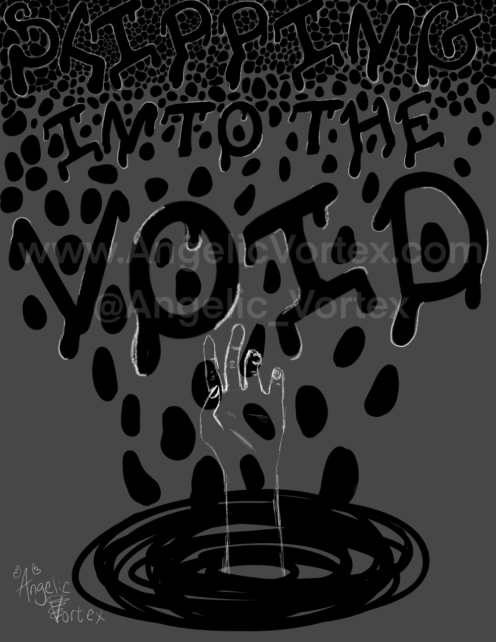 Art Print | 🖤 Slipping into the Void 🖤