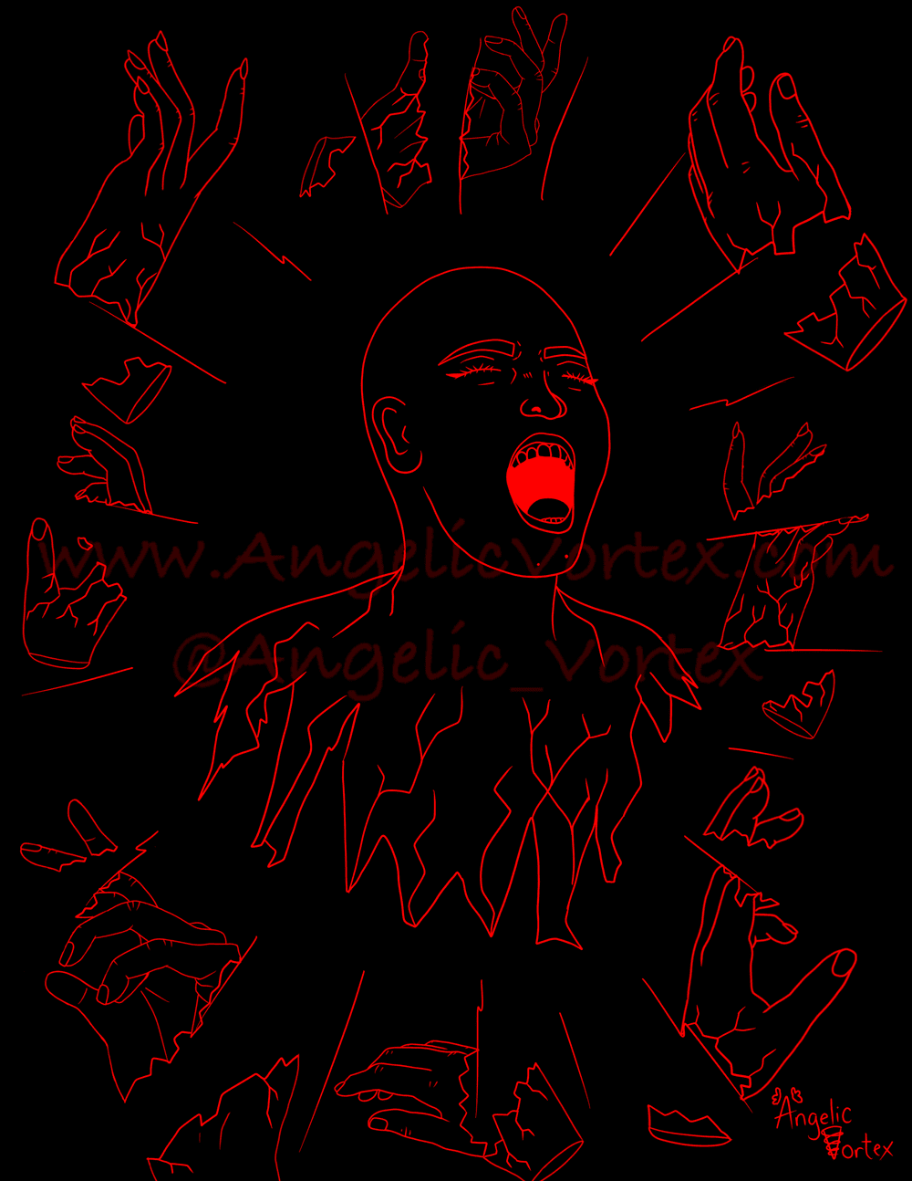 Art Print | 🖤 You Could Lose a Hand! 🖤