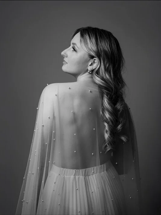 Collaboration and creativity are at the heart of every studio session. 

Before Nicole's photoshoot, I envisioned pearls on her body. It was like a micro second vision I had. She of course was up for it! 

As a photographer, I frequently tap into my 