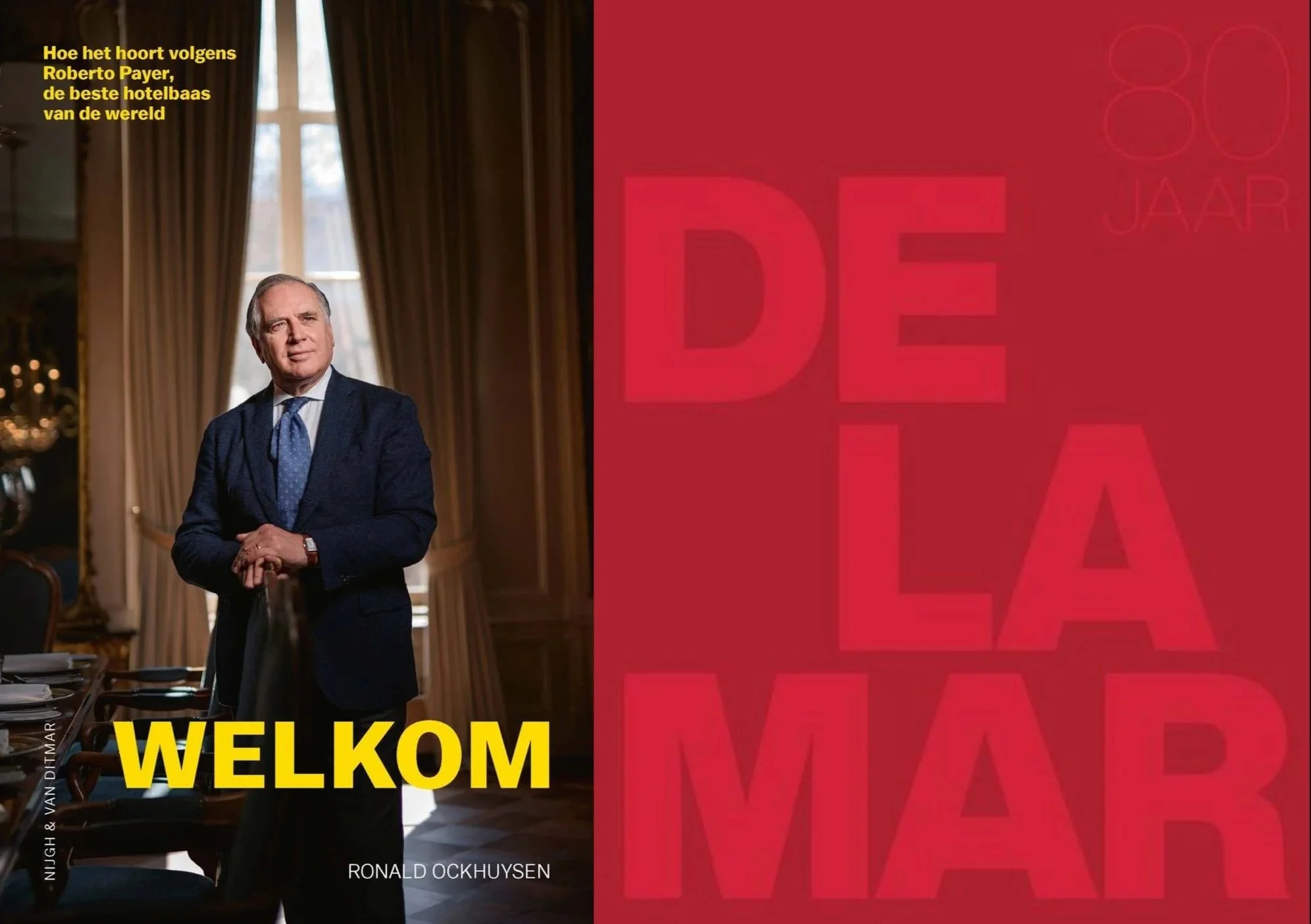 Ronald Ockhuysen | Welkom en DeLaMar verschijnen 25 september en 21 november 2025 bij Nijgh & Van Ditmar 