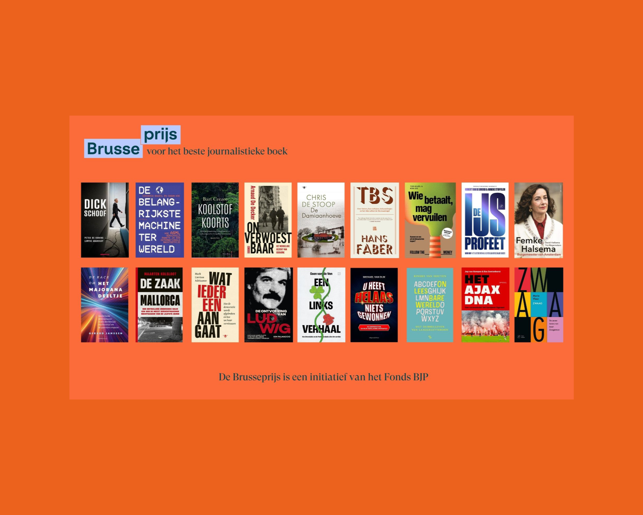 De ijsprofeet op de longlist van de Brusseprijs 2026