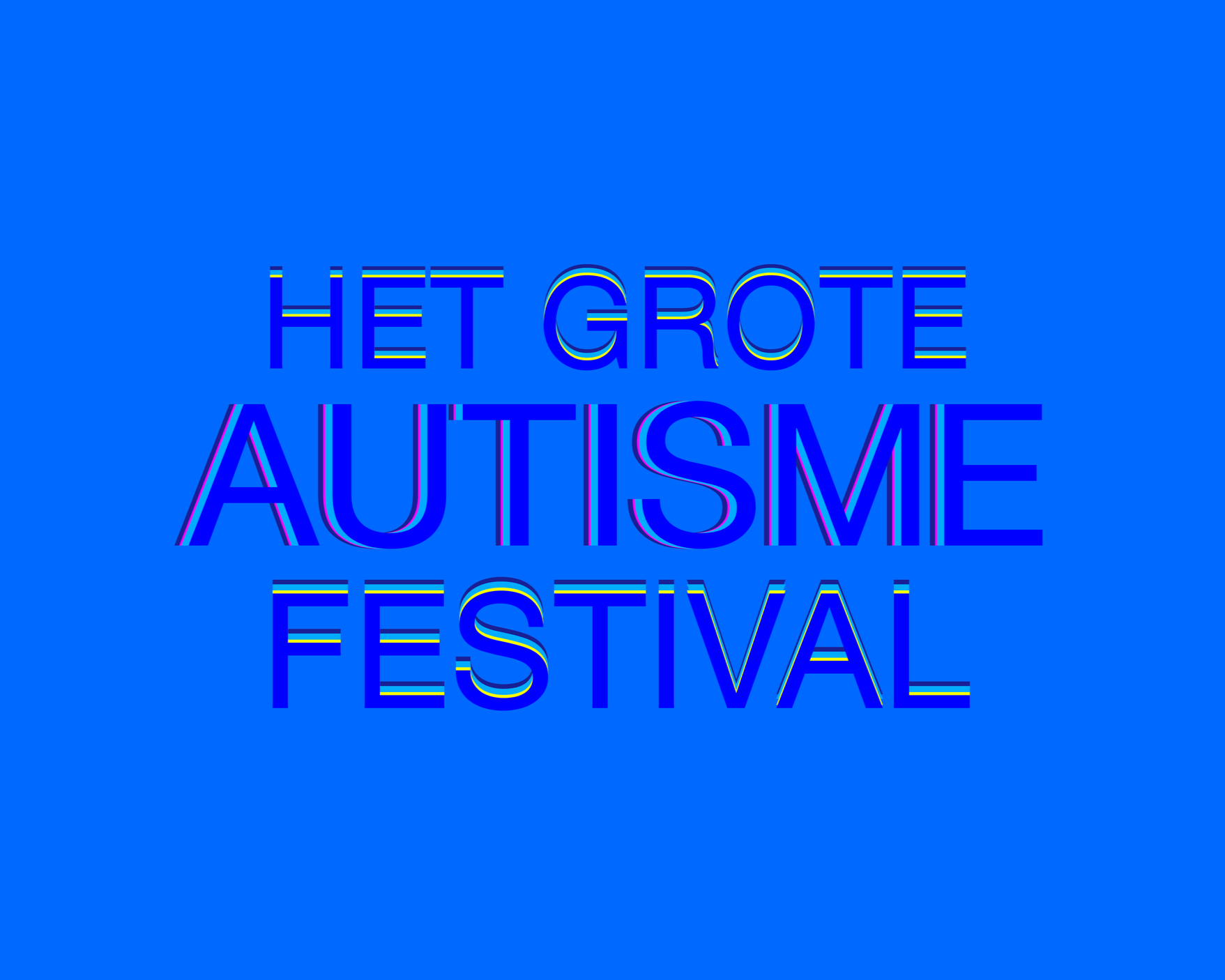 Het grote autismefestival | 12 juni 2026 bij Pakhuis de Zwijger