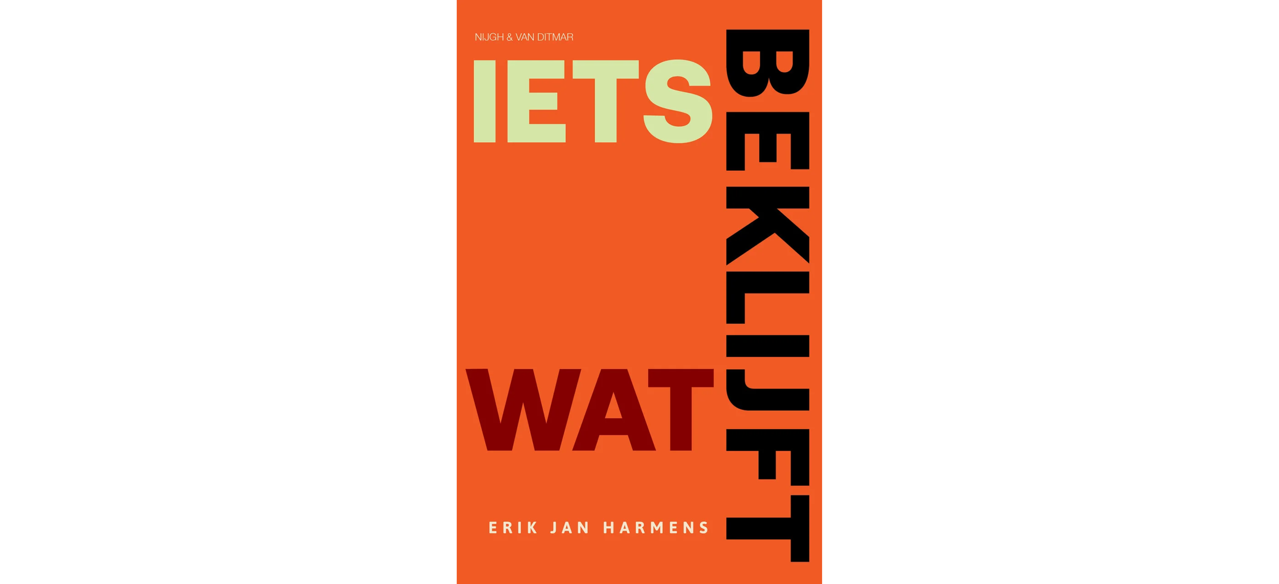 Erik Jan Harmens - Iets wat beklijft - 1 september 2026