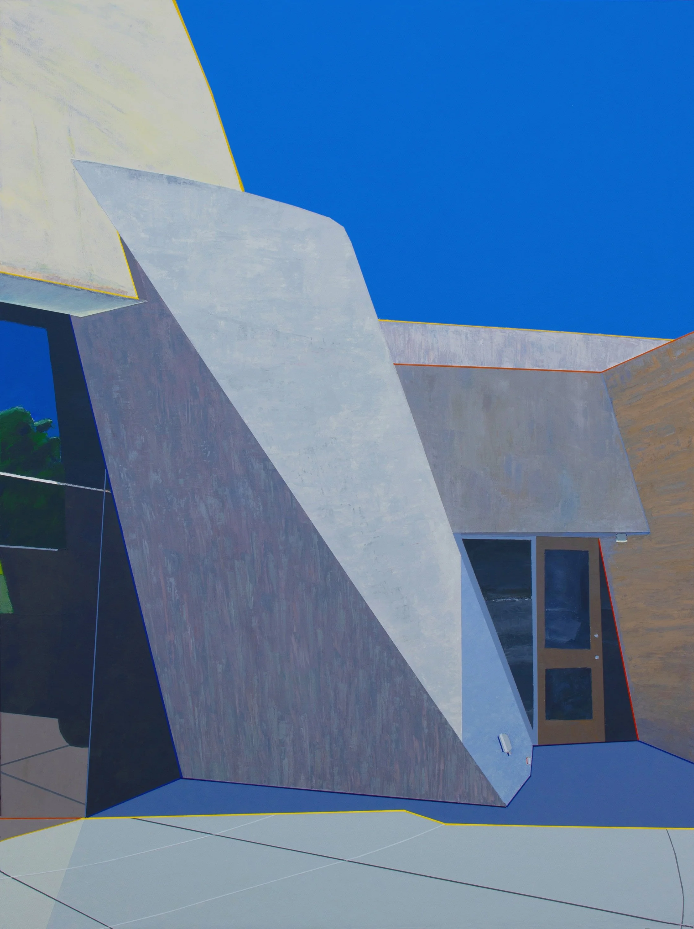 Building’s Edge, 2025, 40X30 in