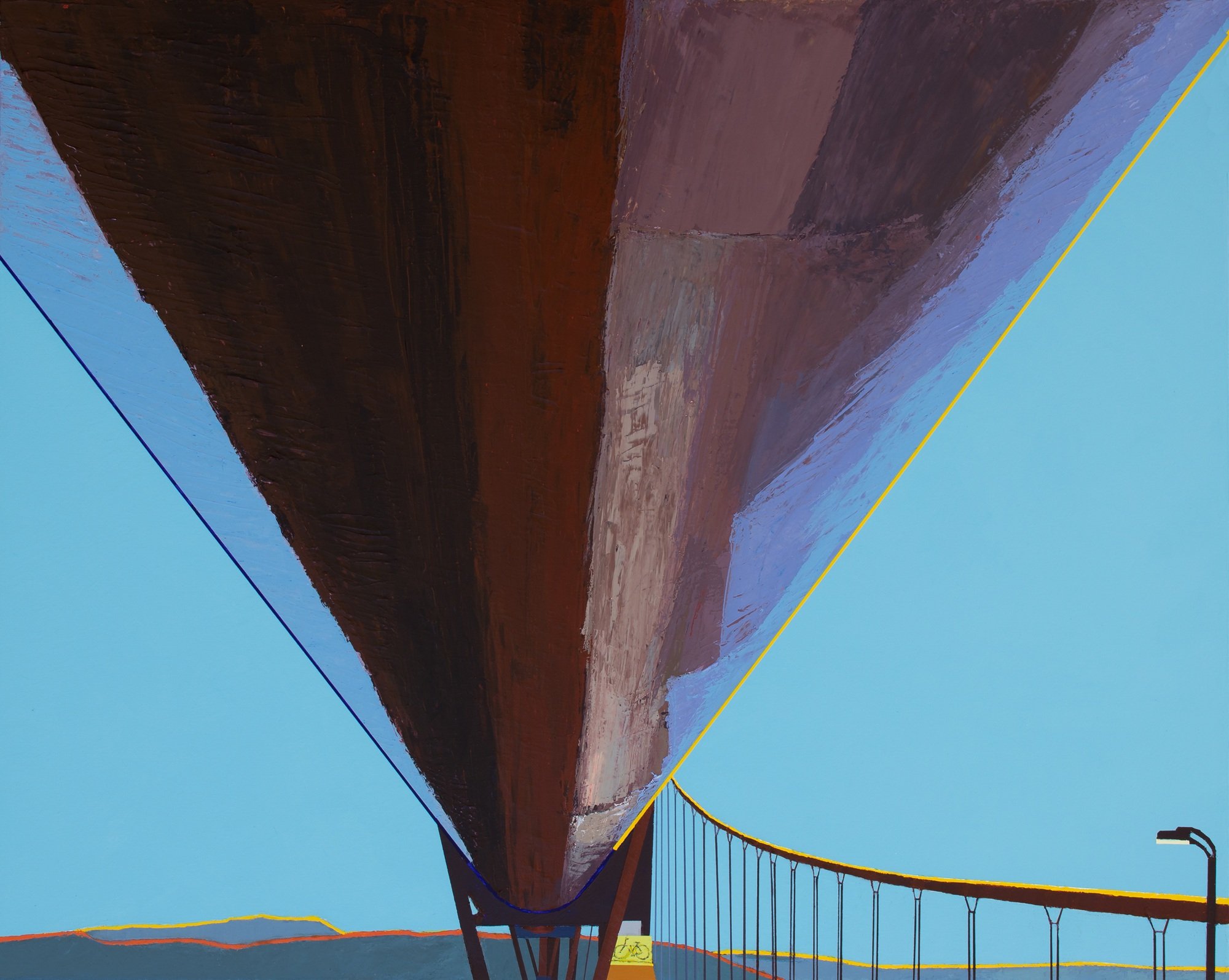 Under the Cable, Golden Gate Bridge_2025_24X30 in