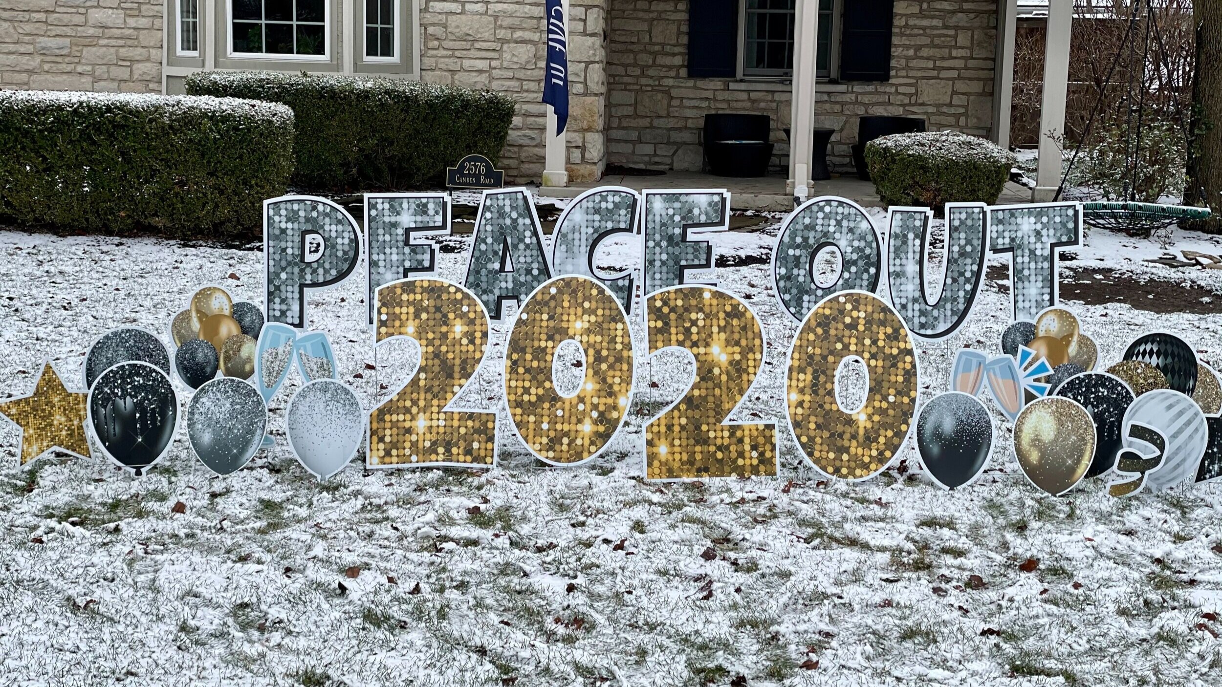 New Years Eve Yard Sign