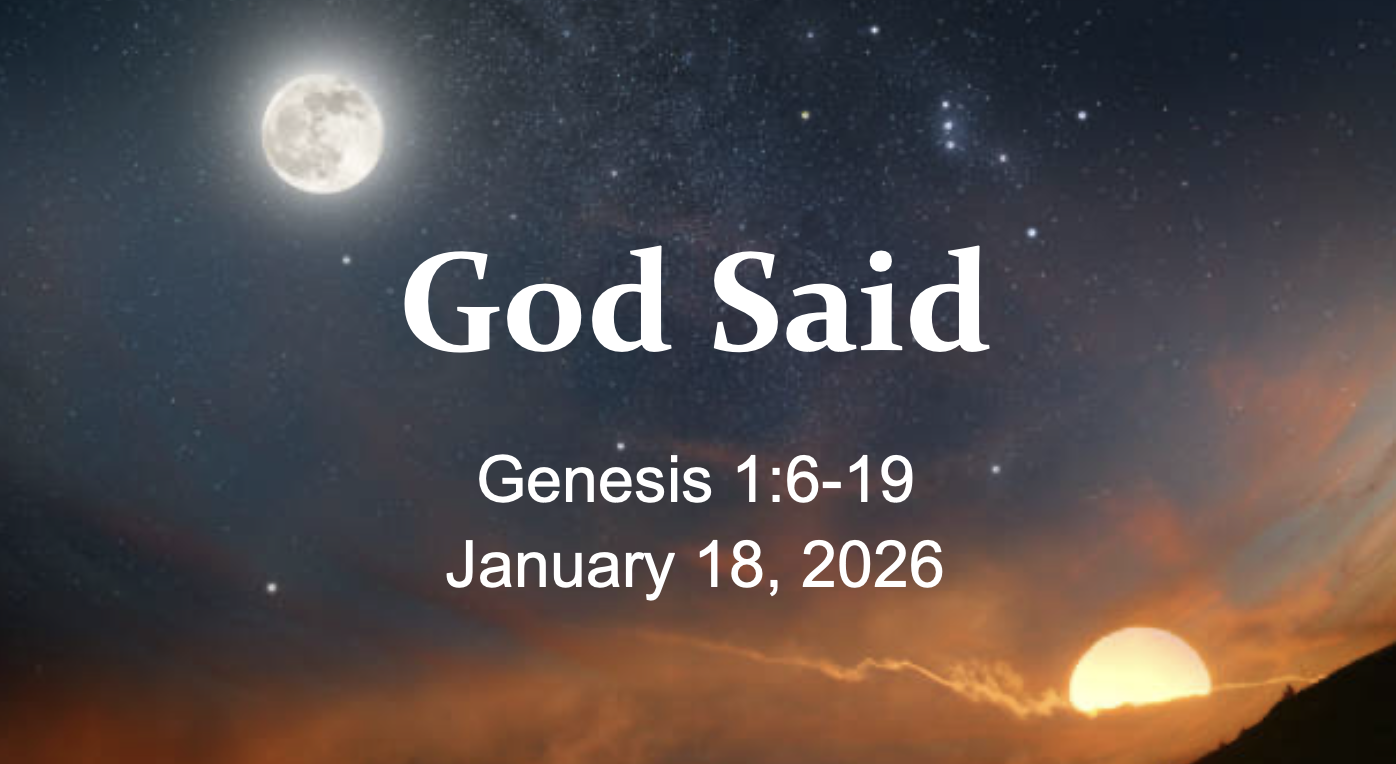 “God Said”