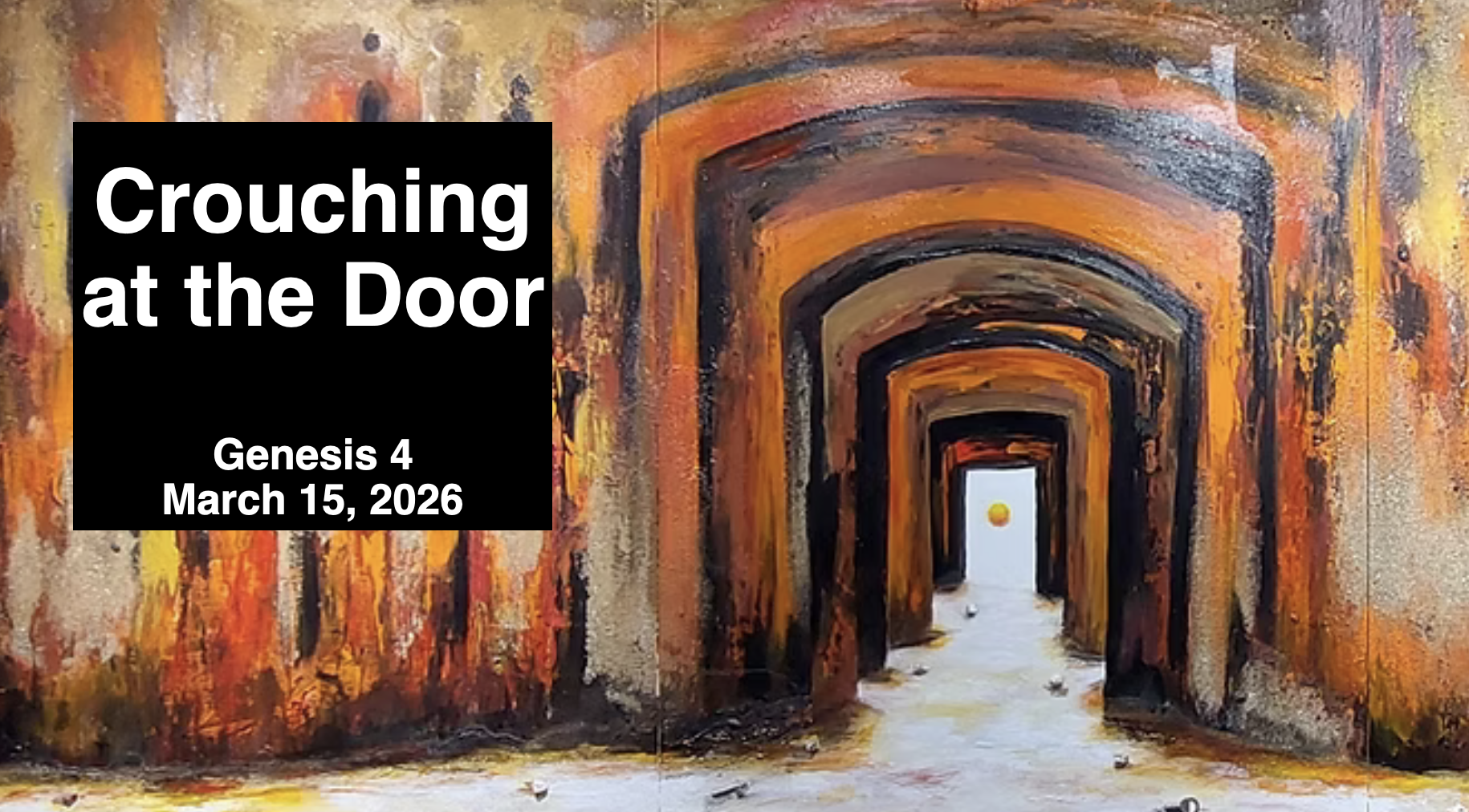 “Crouching at the Door”