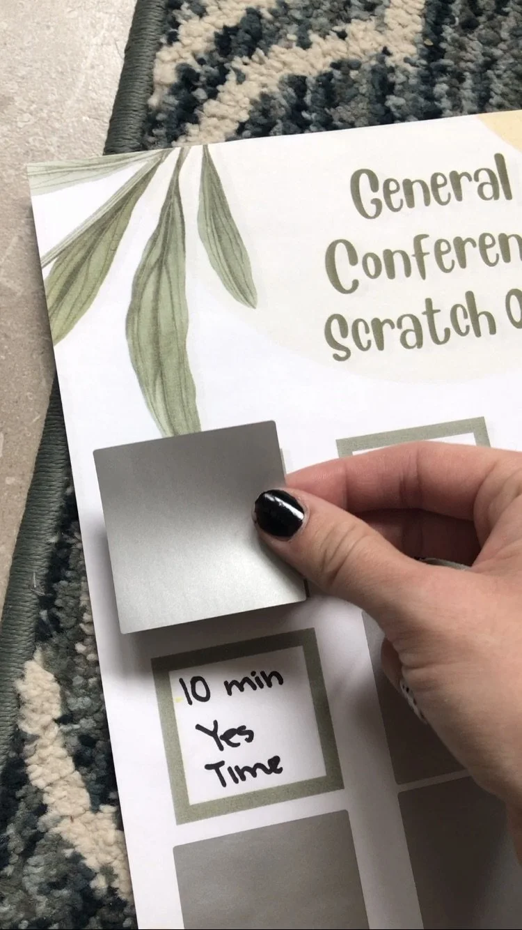 General Conference Scratch Off Activity