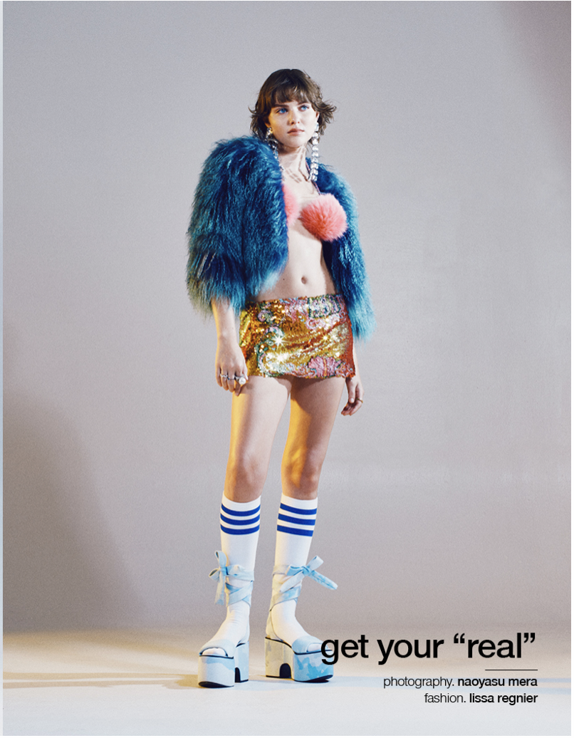 Furry bra for Schone magazine 