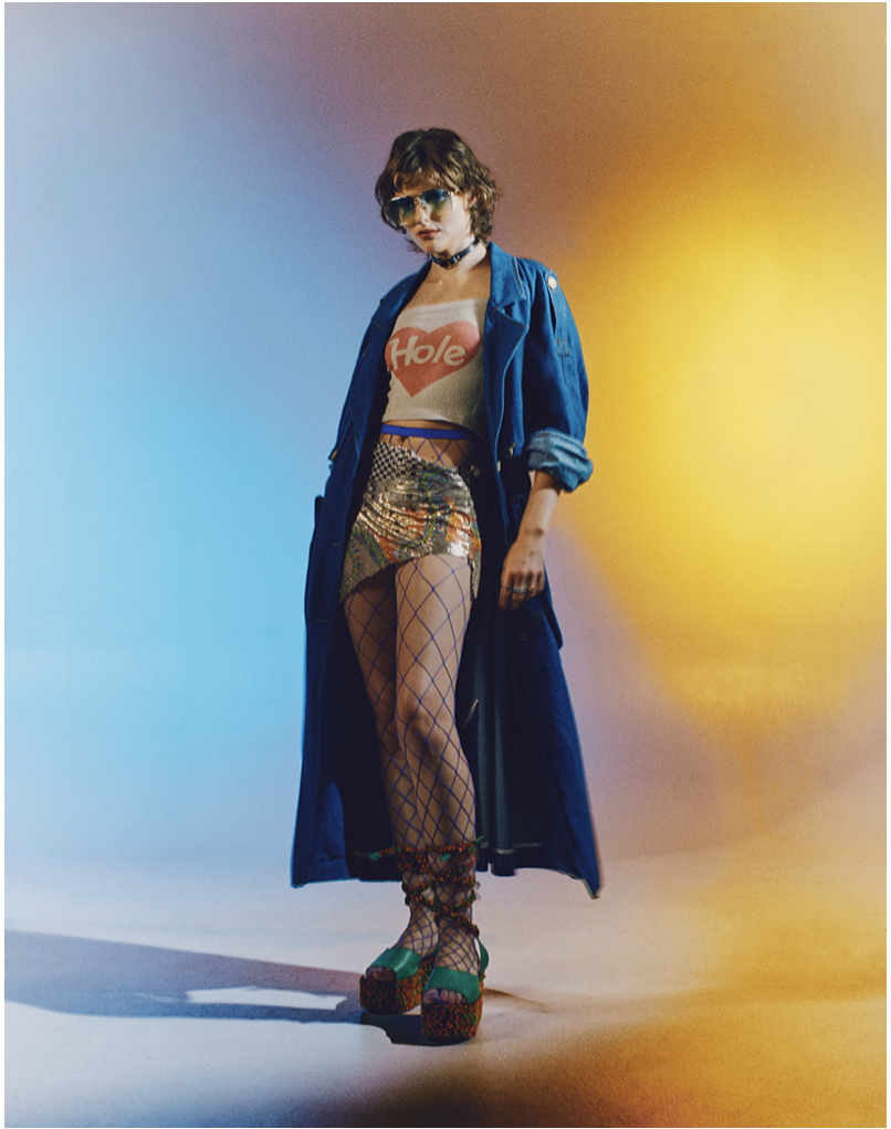 Knit tank top for Shone magazine