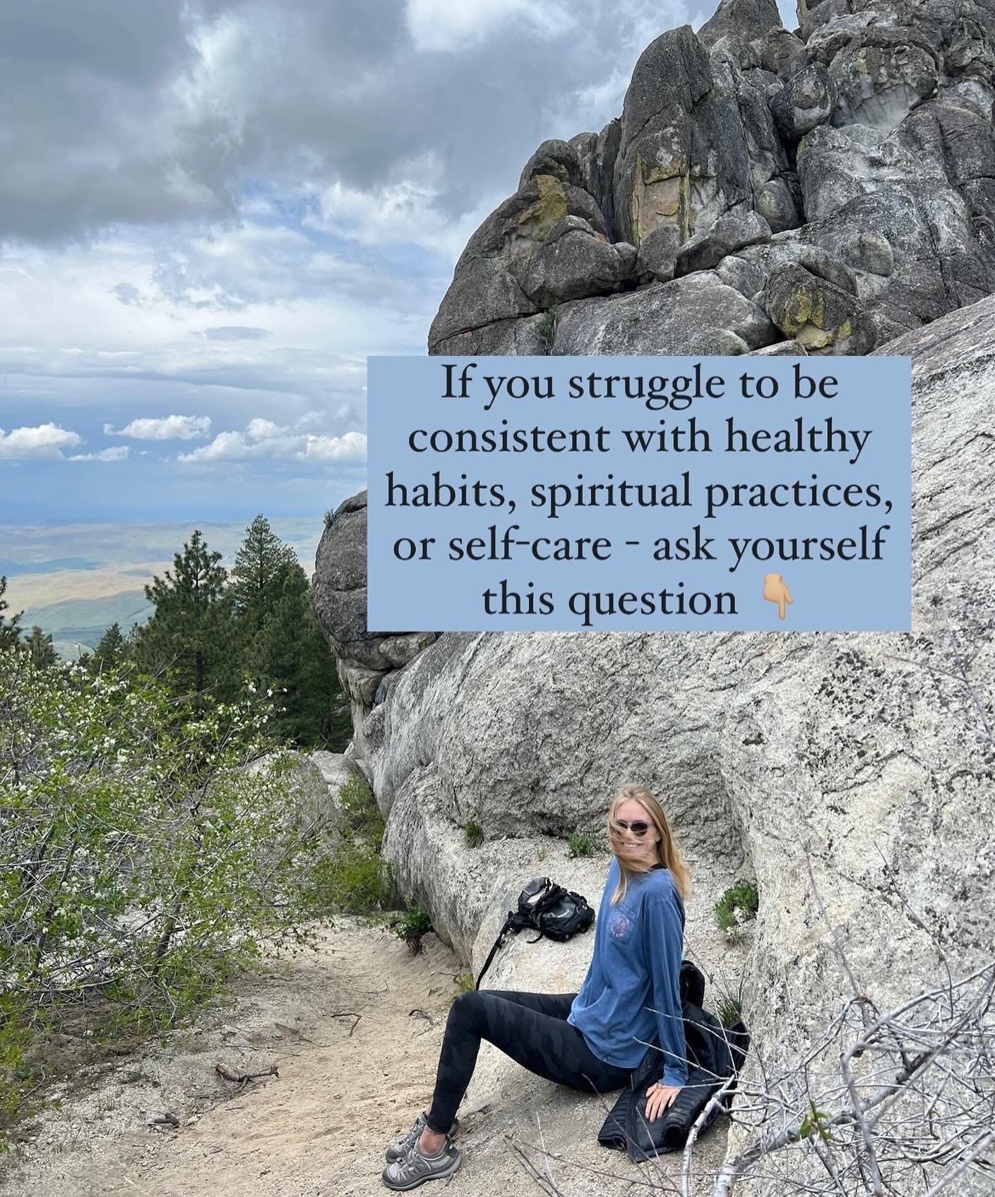 If you find yourself struggling to be consistent with healthy habits, spiritual practices, self-care practices, etc, ask yourself:

&ldquo;What would make it a yes for me?&rdquo;

Then negotiate with yourself around it. What would have to be in place