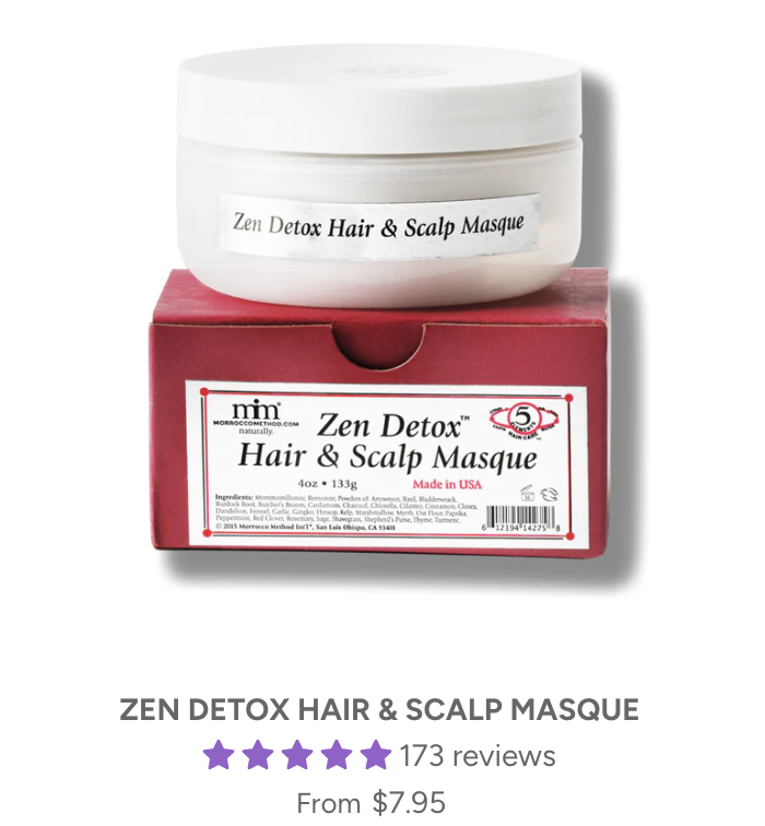 hair and scalp mask in a tub