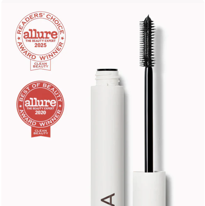 clean mascara on a white background