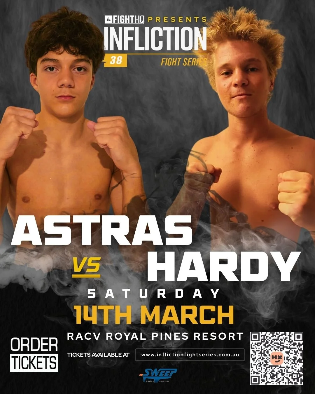 IFS 38 Fight 1 Antonio Astras vs Daniel Hardy