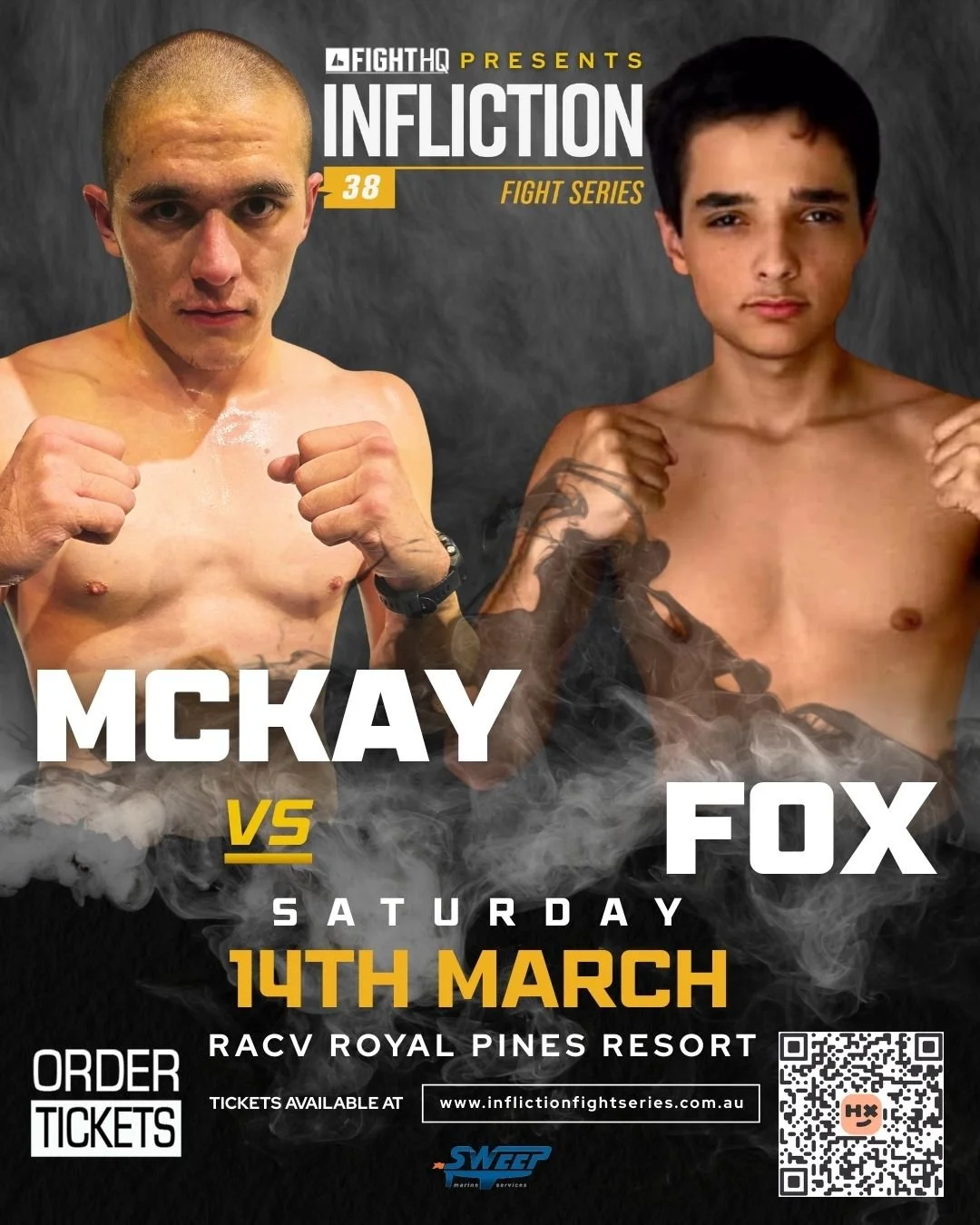 IFS 38 Fight 5 Reuben McKay vs Thomas Fox