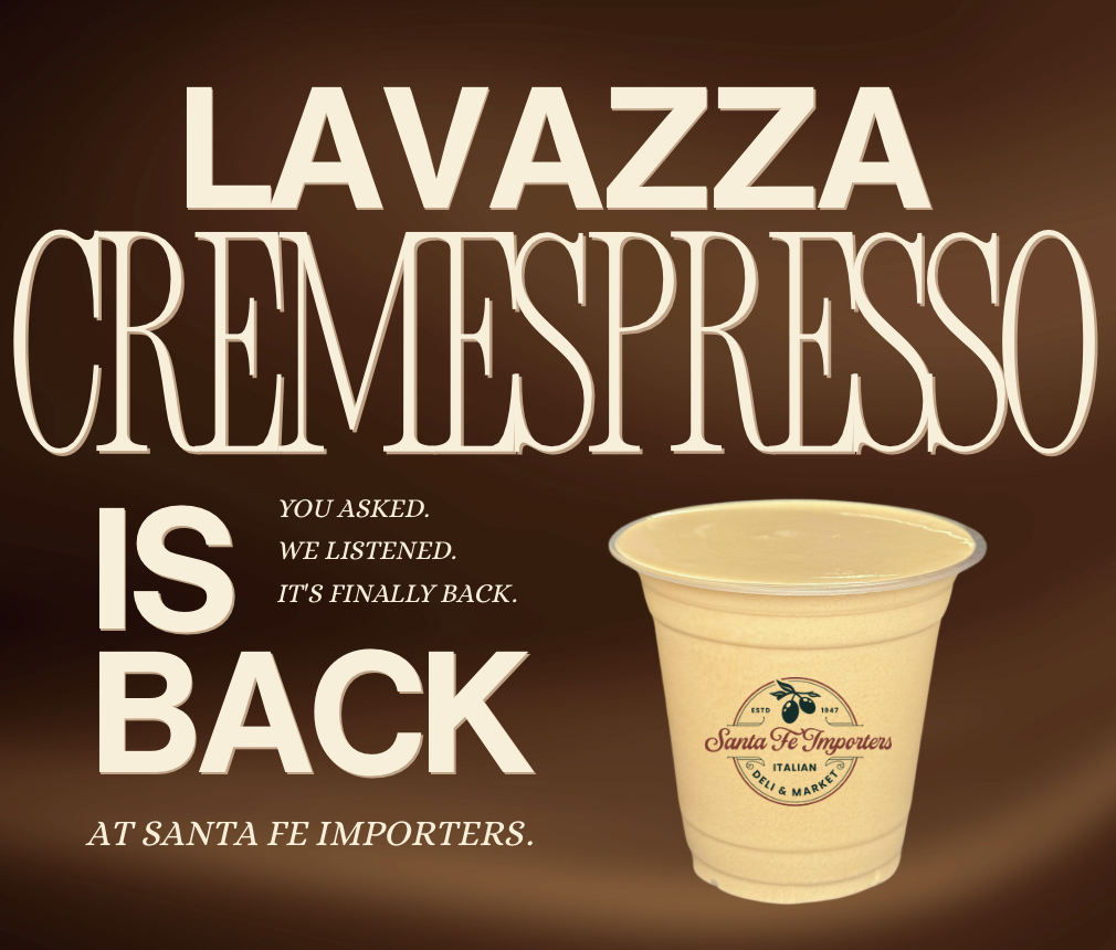 Lavazza Cremespresso Is Back at Santa Fe Importers ☕🇮🇹
