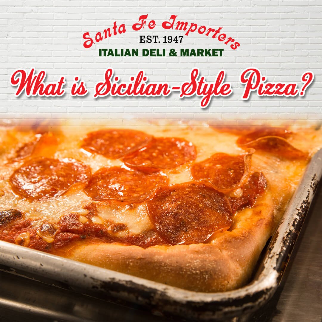 Sicilian Pizza With Pepperoni and Spicy Tomato Sauce Recipe