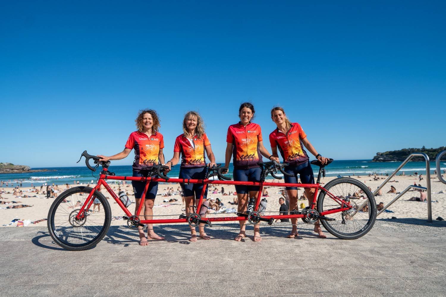 The Ride4Life group - Louise, Rach, Sonia and Anna