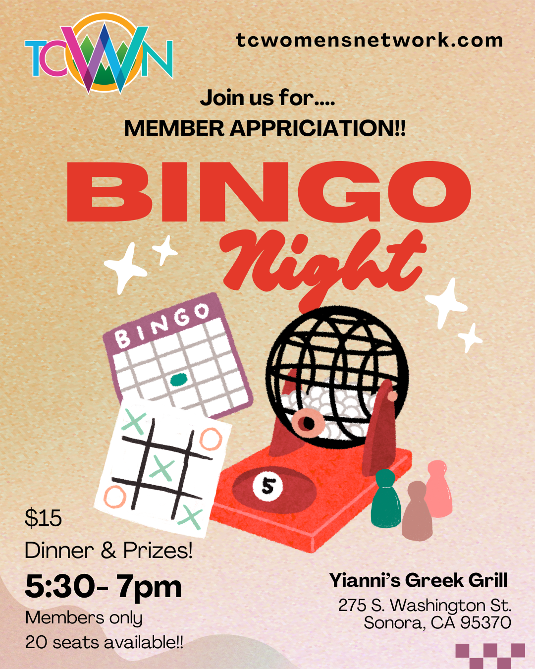 May General Meeting - Member Appreciation Night