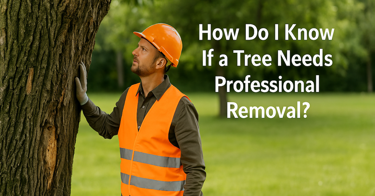 How Do I Know If a Tree Needs Professional Removal?