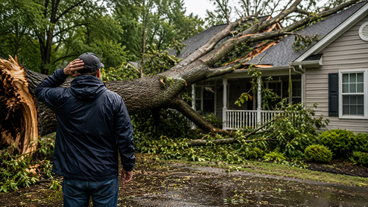 What Should You Do After a Storm Knocks a Tree on Your Property?