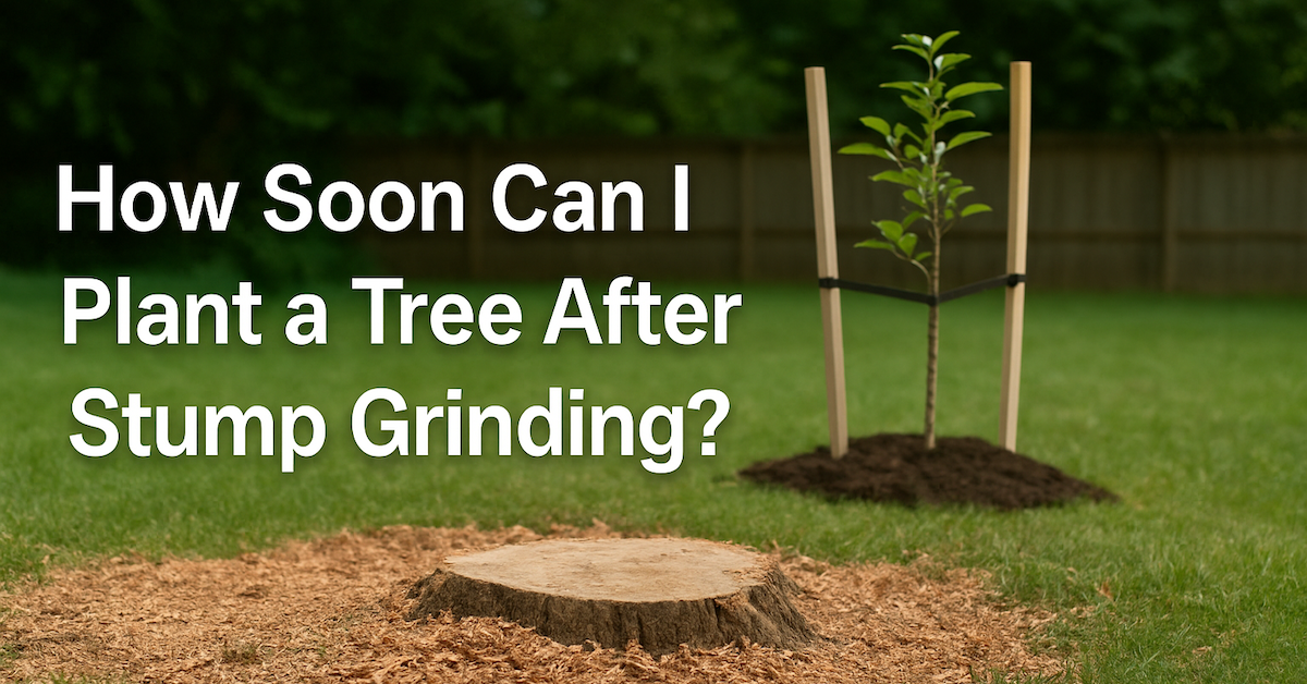 How Soon Can I Plant a Tree After Stump Grinding?