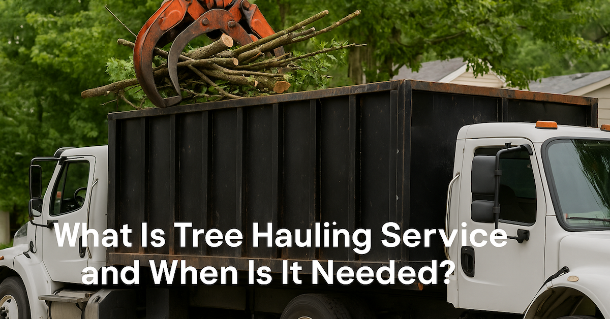 What Is Tree Hauling Service and When Is It Needed?
