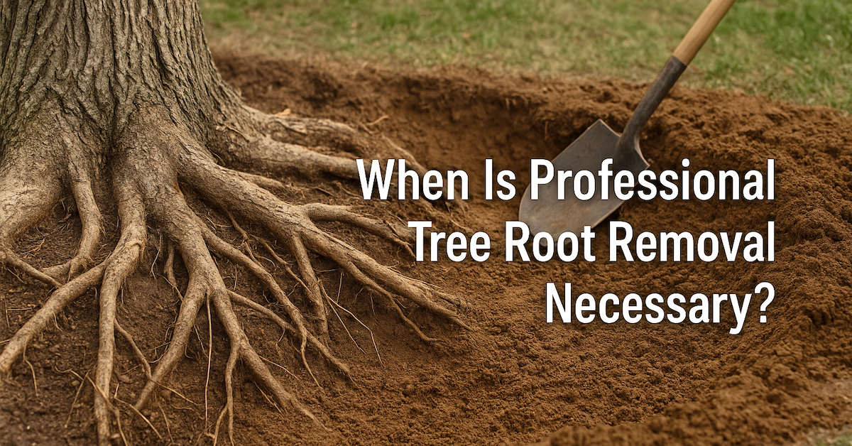 When Is Professional Tree Root Removal Necessary?