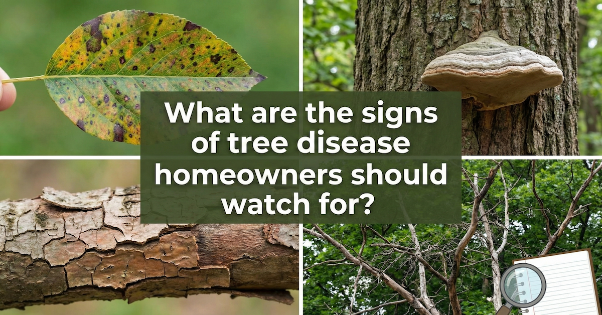 What Are the Signs of Tree Disease Homeowners Should Watch For?