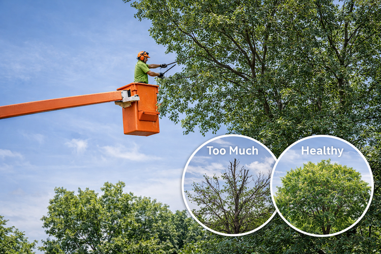 How High Can Trees Be Safely Trimmed Without Harming Them?