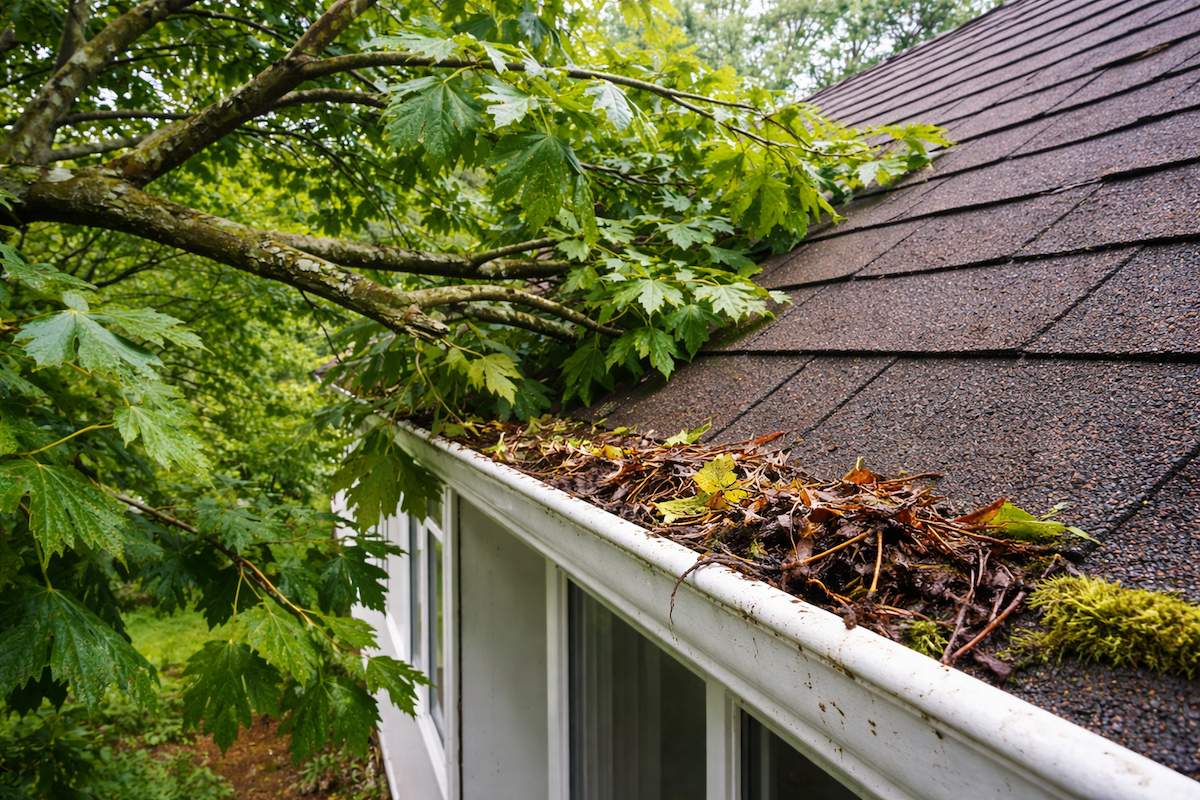 How Do Overgrown Trees Impact Roofs and Gutters?