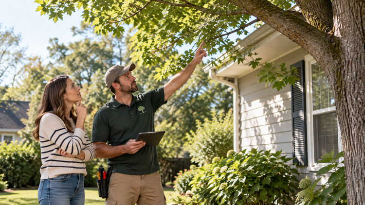 How Far Should Tree Branches Be from a House?
