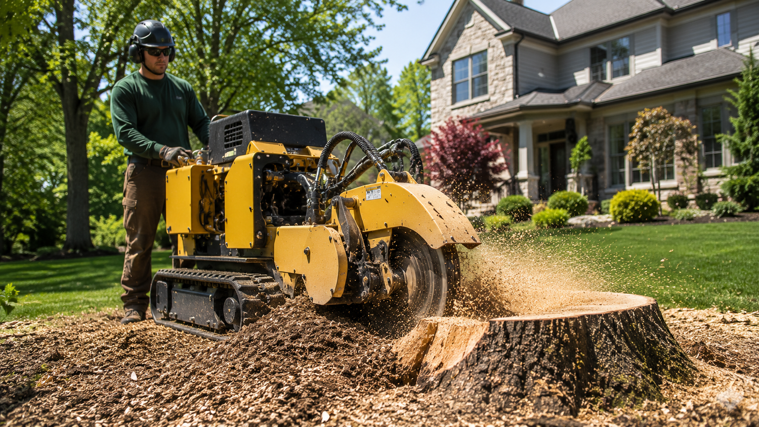 What Is Included in Professional Stump Grinding Services?