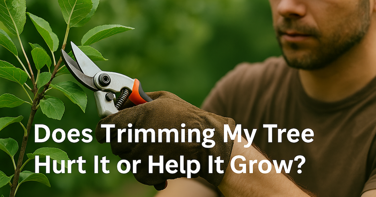Does Trimming My Tree Hurt It or Help It Grow?