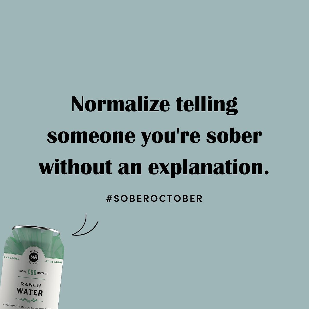 Your daily reminder for #soberoctober. 🤝

#sober #drybar #mocktails #zeroproof