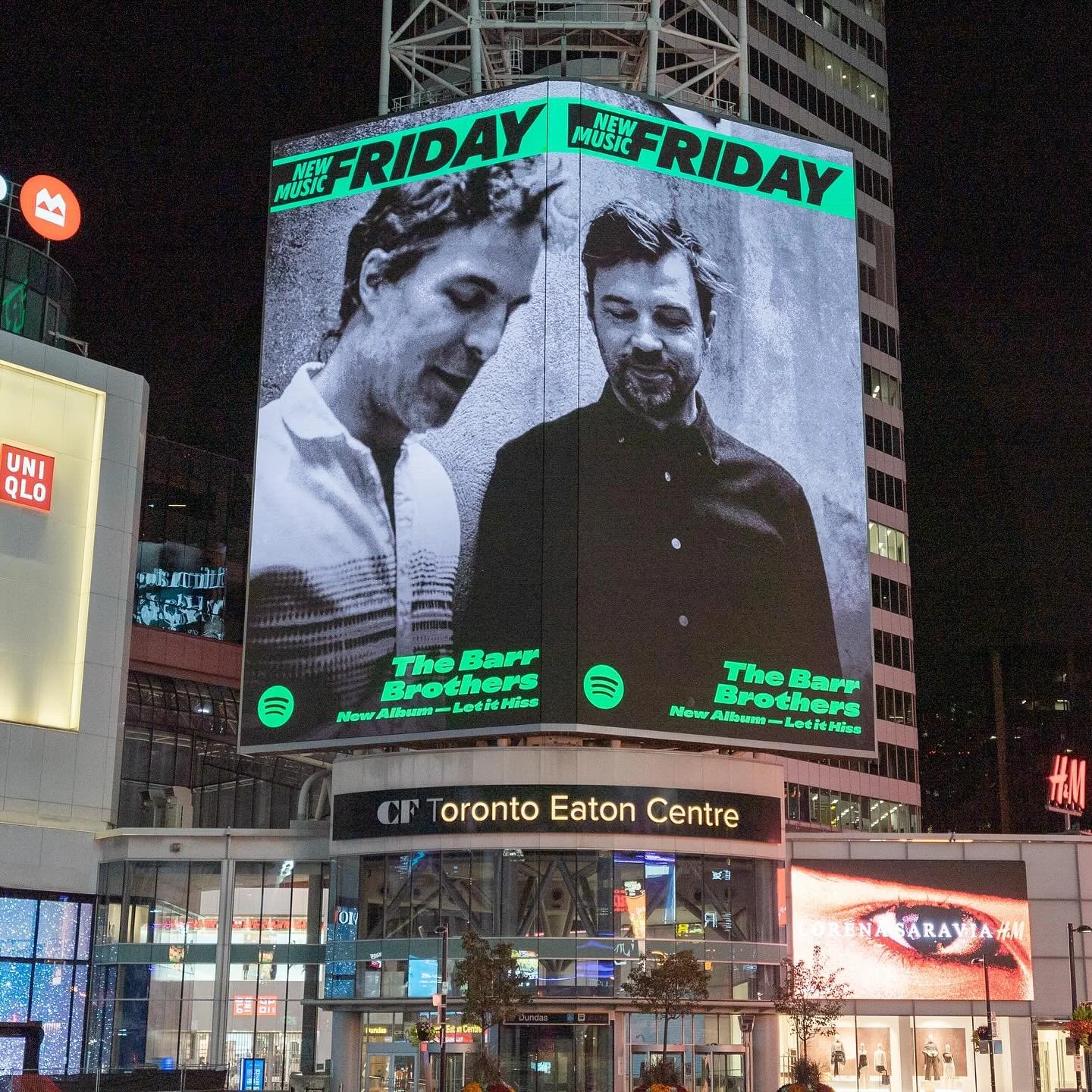 The new album from @thebarrbrothers, &lsquo;Let it Hiss&rsquo; is out now on @secretcityrecords. Big thanks to @spotifycanada @spotify for the support. 🐍 (📸 x @counterglance)