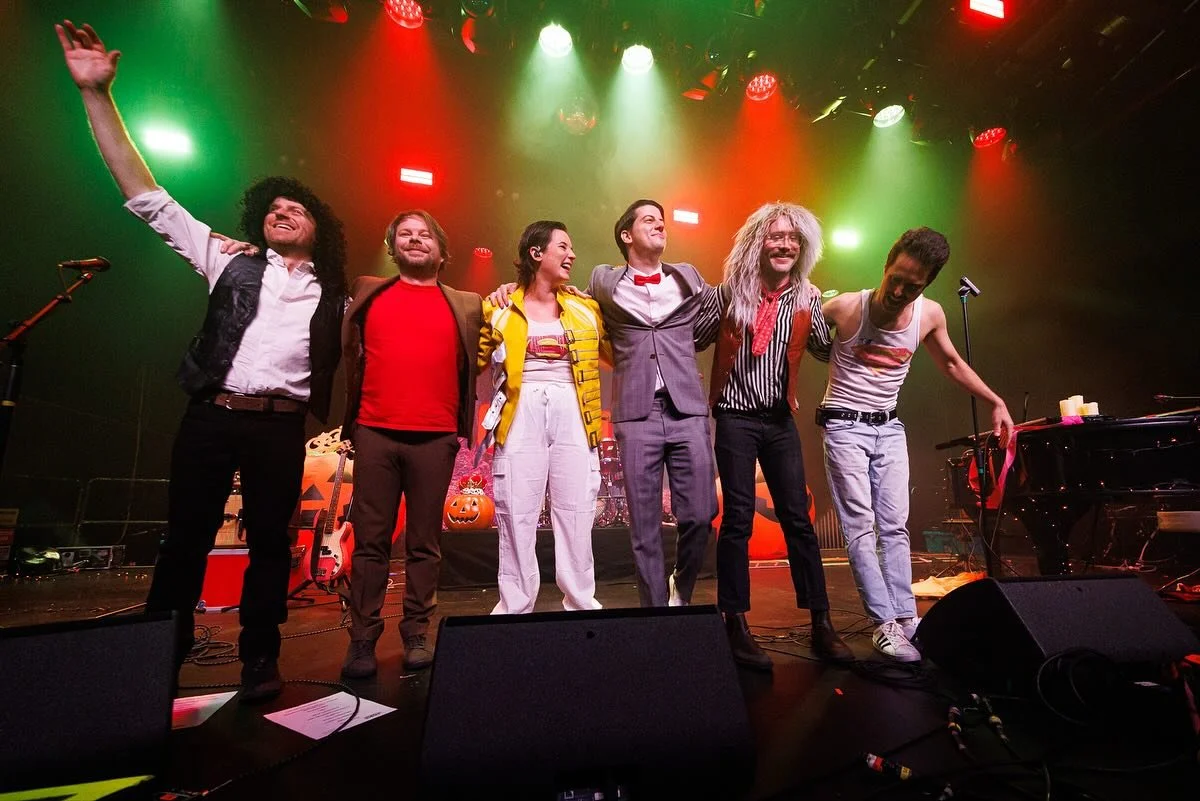 10 years of HalloQueen! Brooklyn, thanks for bringing the love another year at @brooklynsteel for @jukeboxtheghost&rsquo;s annual Queen costume party and singalong. Can&rsquo;t wait to do it again! 📸 x @sachynmital