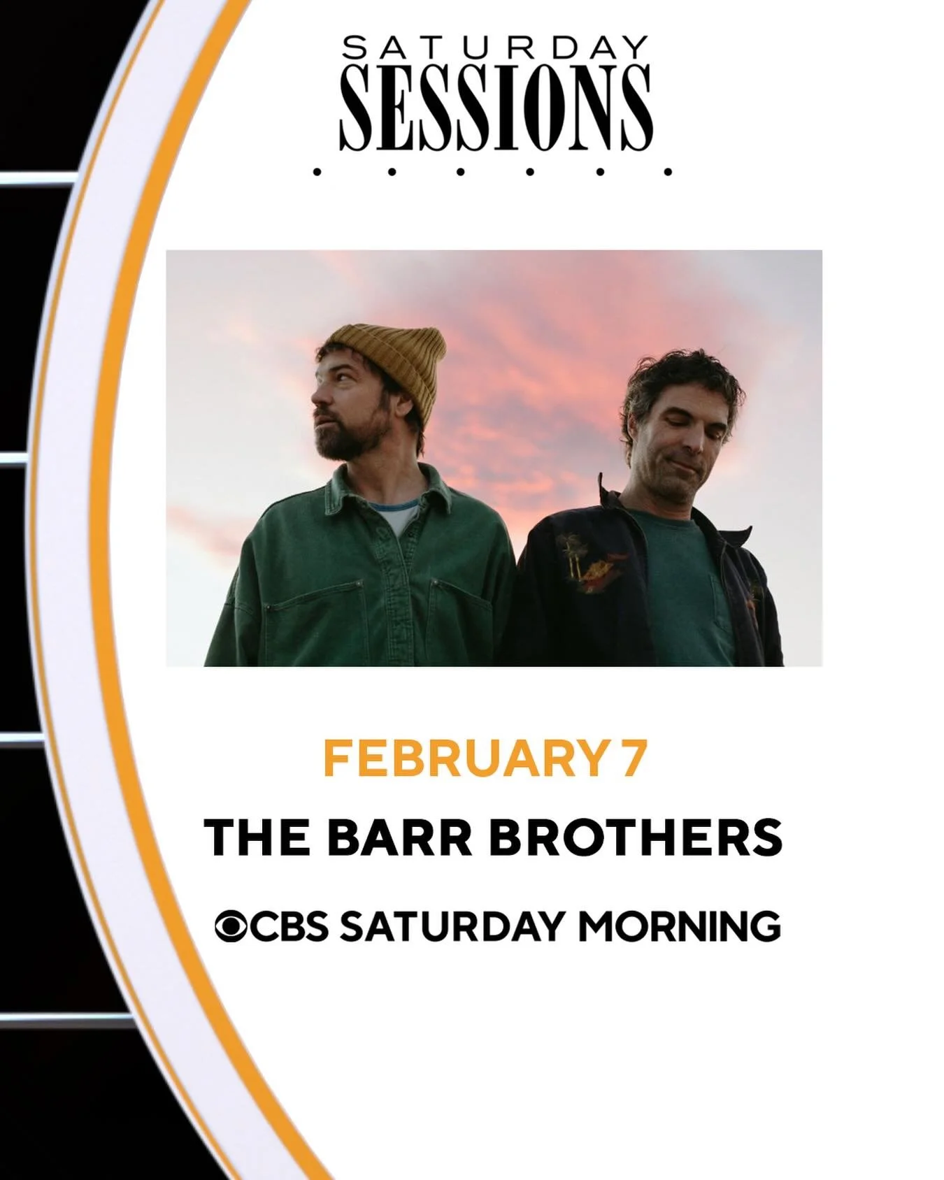 Catch @thebarrbrothers this weekend on @cbssaturday! ☀️🌞☀️