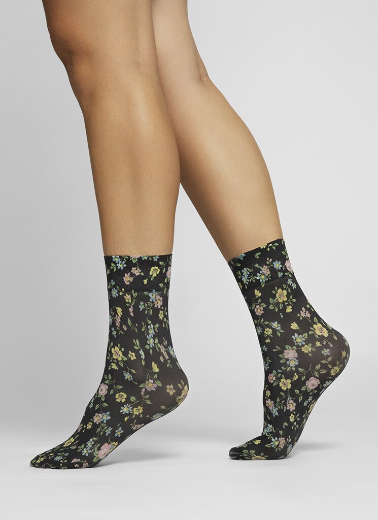 Ada Flower Sock - Swedish Stockings — Adrina Dietra