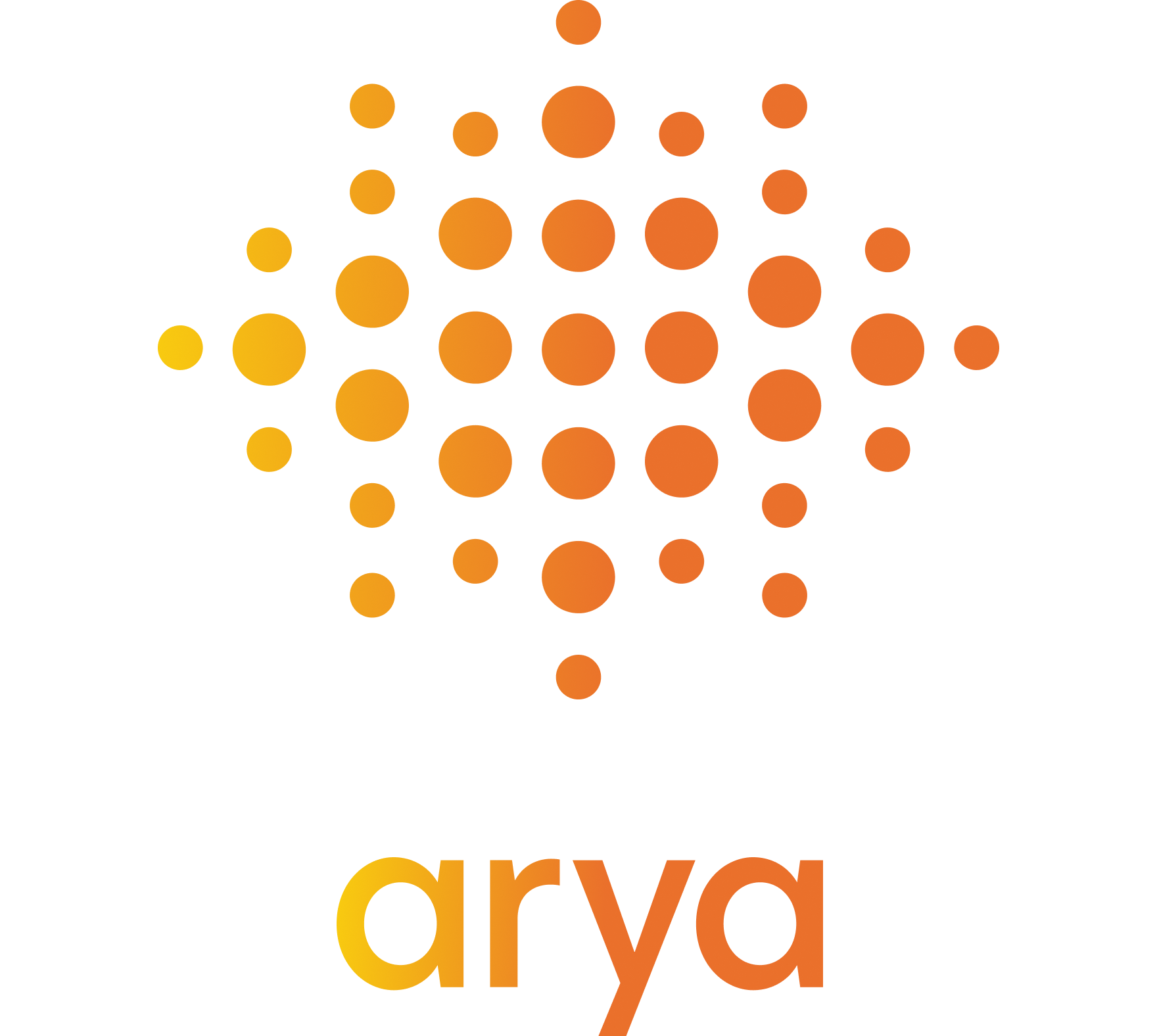 Colorful abstract digital artwork with overlapping hexagons and lines in shades of yellow, orange, and black.