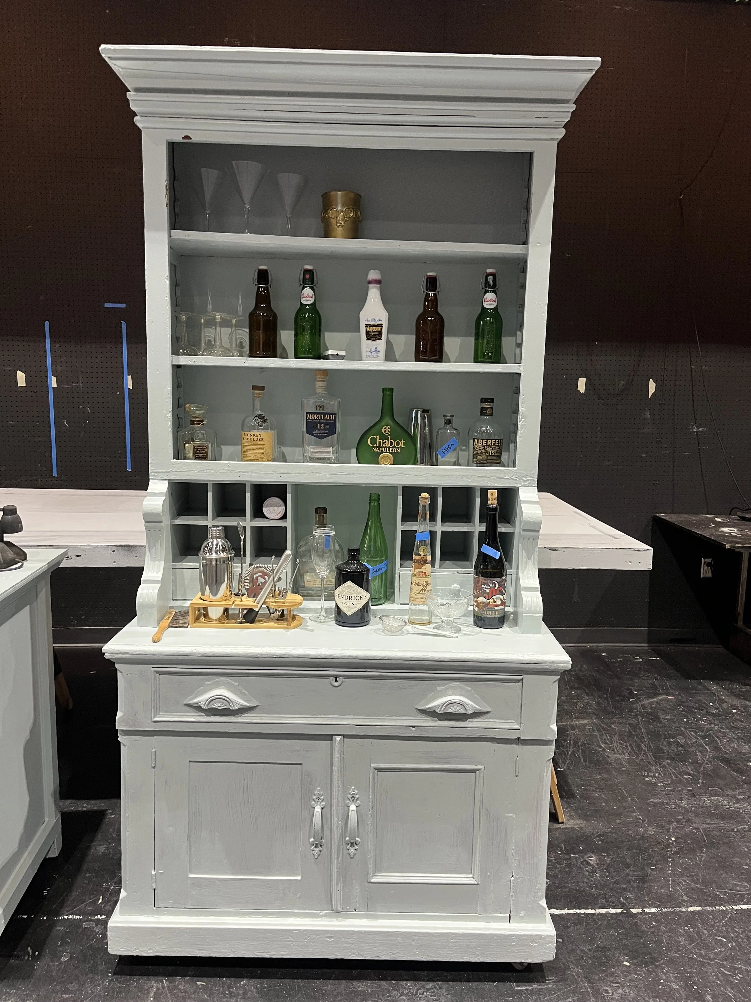 Bar - base paint & set dressing