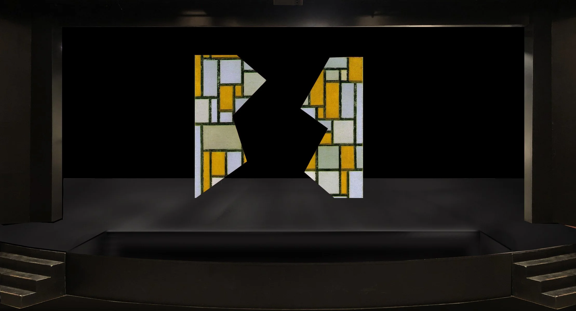 Concept Rendering - Inspired by Mondrian