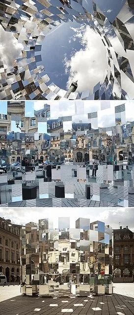 This is a great example of breaking apart, yet reflecting back.